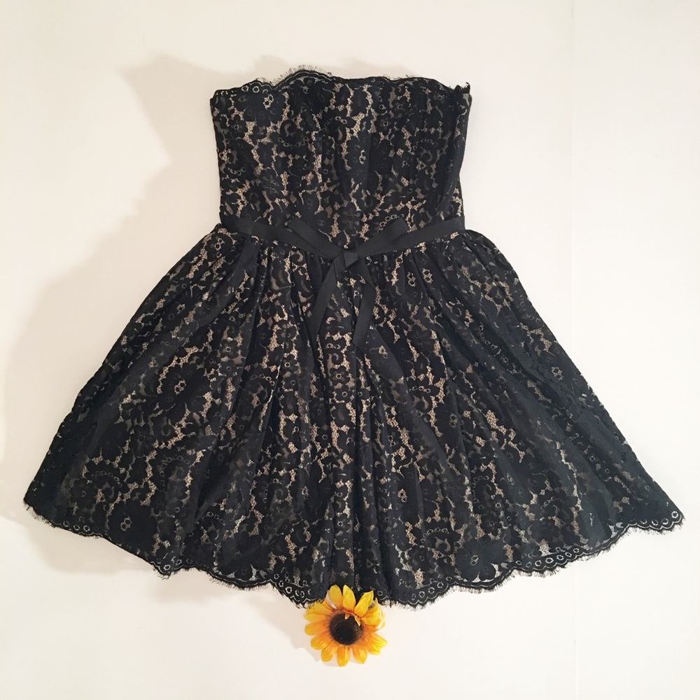 Black lace Neiman Marcus Target Robert R. dress - Picture 4 of 6